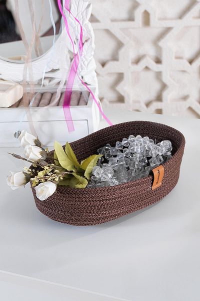 MaisonArt ωοειδές |   Organizer Basket Organizer |   Χειροποίητο καλάθι πολλαπλών χρήσεων