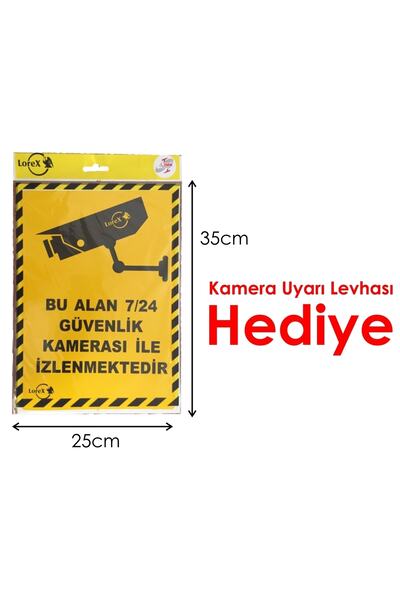 LOREX Lr-kc Kapı Çanı - Ziyaretçi Sensörü - Alarm - Pvc Uyarı Levhası