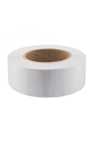 Temiz Pazar شريط فوسفور شريط أبيض على شكل قرص العسل 10 سم × 2 متر