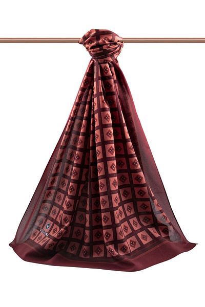 Vissona Γυναικείο σάλι Tan Luxury Medina Silk