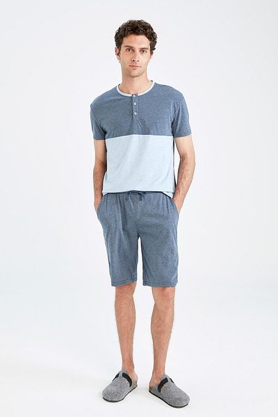 DeFacto Σετ Regular Fit Crew Neck 2 τεμαχίων