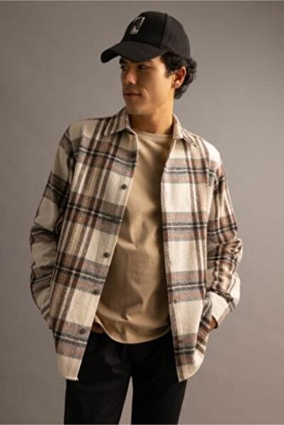 DeFacto Regular Fit Long Sleeve Shirt