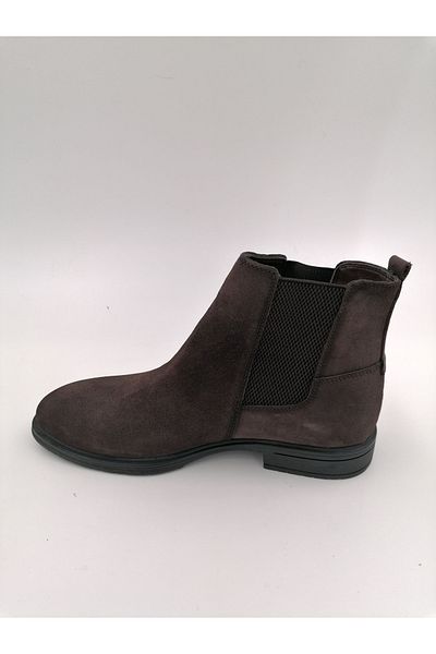 FRANCO MEN B02 Καφέ Suede Γνήσιες Δερμάτινες Ελαστικές Μπότες