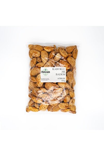 Datçam Kabuklu Ak Badem 500gr