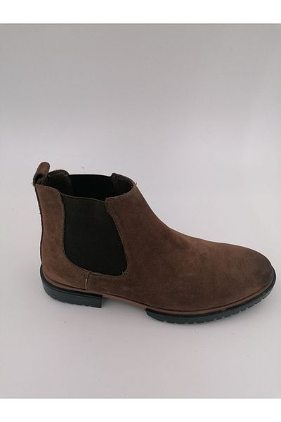 SOLMAZ 507 Sand Color Nubuck Γνήσιες Δερμάτινες Ελαστικές Μπότες