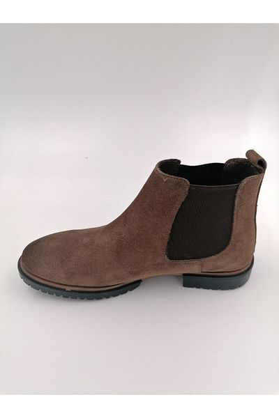 SOLMAZ 507 Sand Color Nubuck Γνήσιες Δερμάτινες Ελαστικές Μπότες