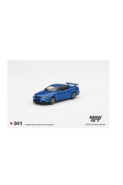 mini gt Nissan Skyline Gt-r (r34) V-spec Iı Bayside Blue