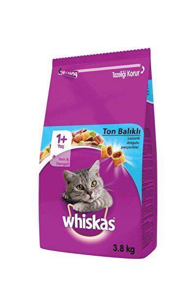 Whiskas Ton Balıklı Kuru Mama 3.8 Kg