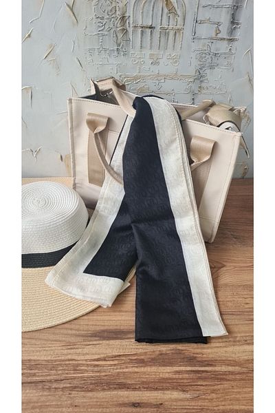 Nilbutik Indian Silk Monogram Shawl
