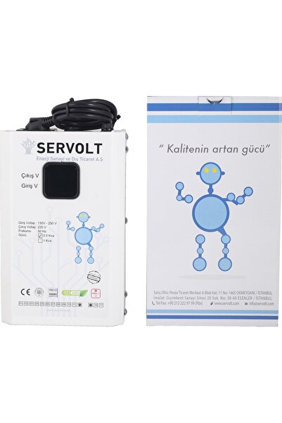 SERVOLT 500 Va Röleli Kombi Regülatörü