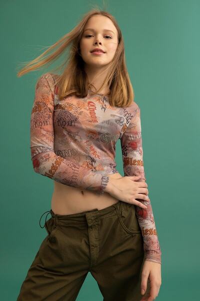 DeFacto Μακρυμάνικο μπλουζάκι Cool Εφαρμοσμένο