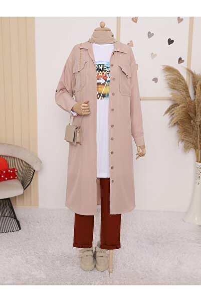 Modamorfo Yan Cepli Kolları Katlanabilir Gofre Kap