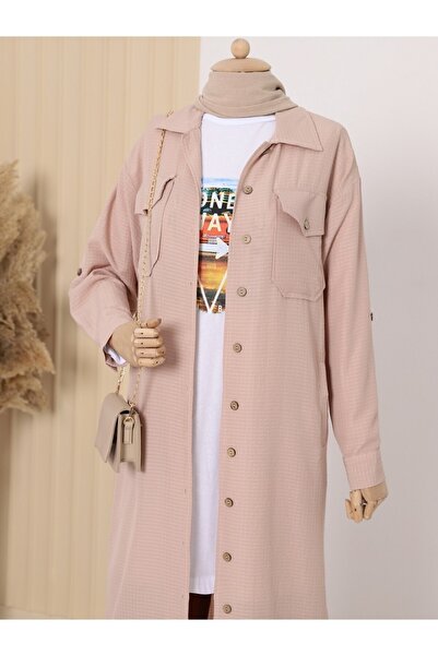 Modamorfo Yan Cepli Kolları Katlanabilir Gofre Kap