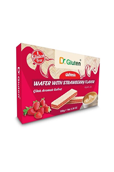 Genel Markalar Dr. Gluten Glutensiz Çilekli Gofret 100 G