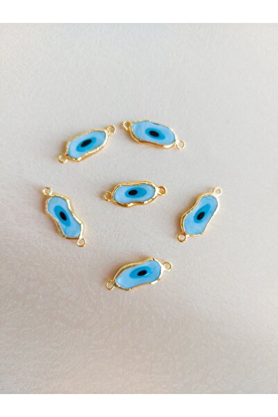 Bonanka Mărgele de Murano albastru deschis - 1,5 cm (2 buc)