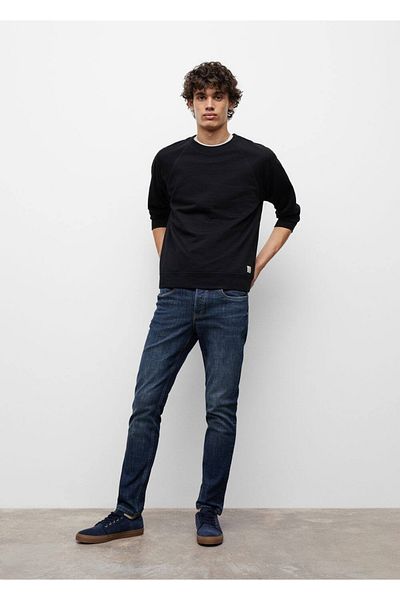 Mango Teen Hanorac negru pentru copii