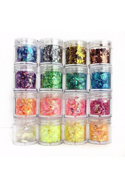 Beauty Box 12'li Folyo Pul Set Nail Art Resin Art Tırnak Süsleme Kalıcı Oje P...