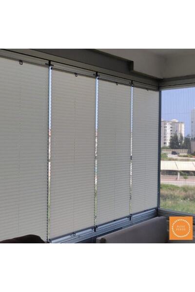 Orlenda Glass Balcony Curtain - Plise Curtain