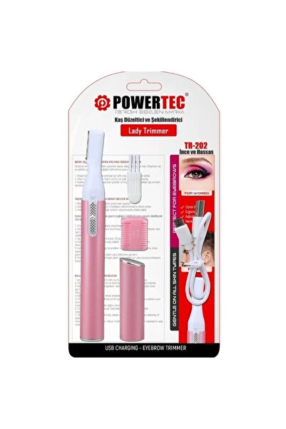 POWERTEC Elektronik Kaş Düzeltme Cihazı Kaş Düzeltici Şekillendirici Ince Ve ...