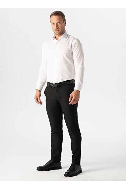 SÜVARİ Normal Bel Normal Paça Regular Fit Siyah Erkek Pantolon Pn1014400306