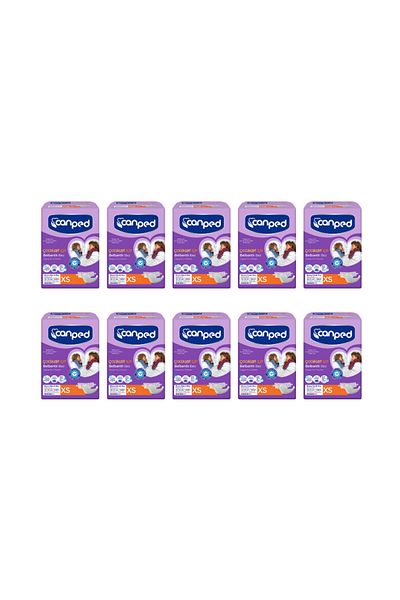 Canped Waistbanded Textile Patient Diapers Extra Small (xs) 120 Pieces