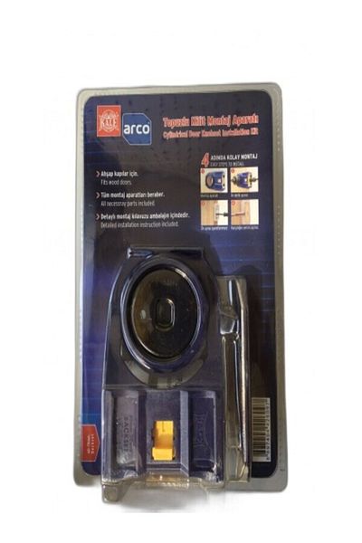 KALE Arco Wooden Knob Mounting Apparatus for Doors Easy to Mount in 4 Steps