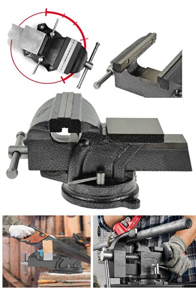 DEKO TURKEY Premium 100mm 4" 360 Dönerli Taban Özel Alaşım Paslanmaz Çelik Sa...