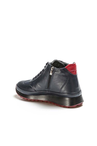 Ayakkabıhane Içi Kürklü Dışı Hakiki Deri Lacivert Erkek Spor Bot Ah0872211131790