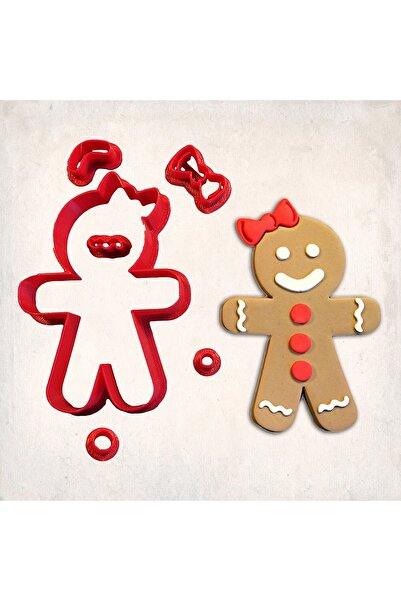 Genel Markalar Gingergirl Detay Kurabiye Kalıp Seti 6’lı