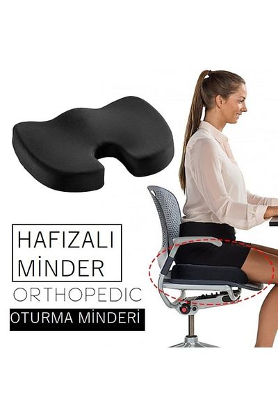 Ankanorm Visco Hemorrhoid Sitting Cushion - Cocix Elastic Basur Ring Cushion