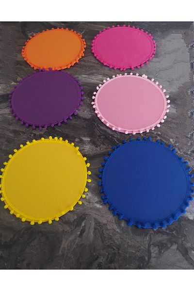 dehaberk Pompom American Service Plate Set
