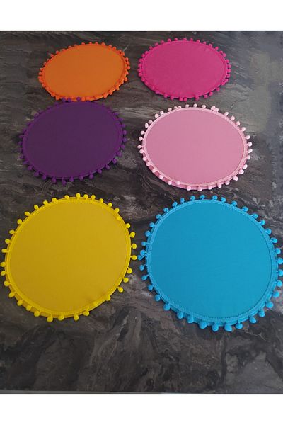 dehaberk Pompom American Service Plate Set