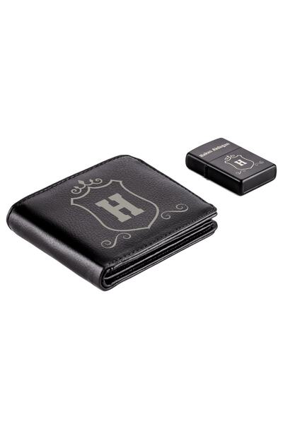 Yaprak Hediyelik Kişiye Özel Isimli Cüzdan Ve Metal Çakmak Bk-12