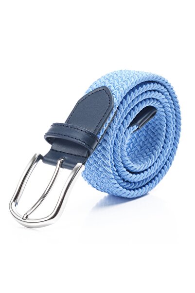 DWOY Curea elastică tricotată Baby Blue