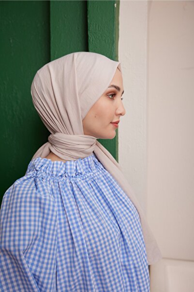 Gülsoy شال نسائي ناعم ومريح باللون العاجي - 12