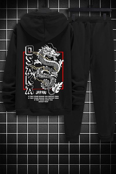 Trend Sizde Σετ φόρμας Unisex Special Design Osaka με εμπριμέ επάνω κάτω μέρος