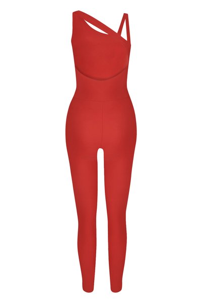 ESMERALDA'S LEGGINGS بذلة رياضية حمراء للنساء