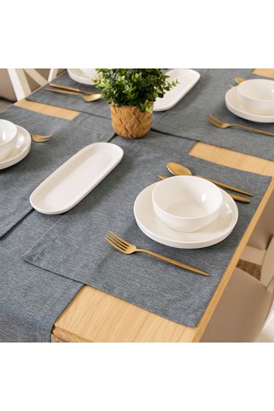 TOSHE 2-Piece Aria Fabric Decorative American Service