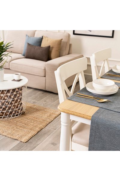 TOSHE 2-Piece Aria Fabric Decorative American Service