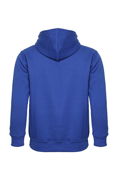 Sportivo Voleybol My Dna Parmak Izli Kapşonlu Sweat Mavi