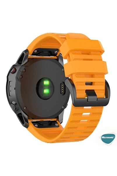 Microsonic Garmin Forerunner 955 Kordon Quick Fit Strap Band Hardal