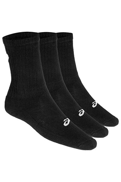 Asics 3 Ppk Crew Siyah 3lü Tenis Çorabı