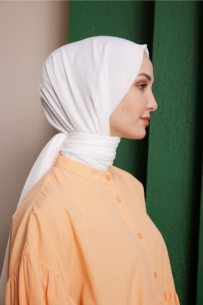 Gülsoy Women's Soft Comfy Shawl Off White - 18