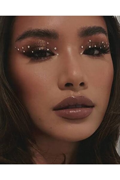 AKOLİFE Işıltılı Modern Makyaj Taşı - Euphoria Makeup - Yüz Taşı Face Sticker