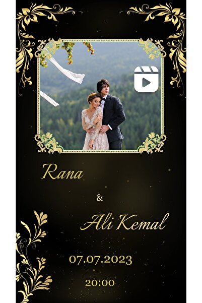 ikisibir Golden Gate Video Düğün Davetiyesi | Nikah Kına Nişan Uyumlu Düğün D...