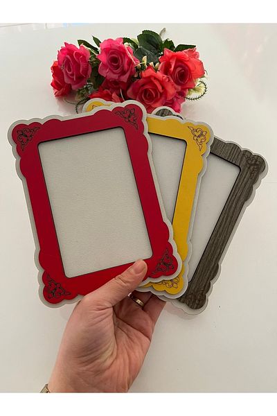 samsunlazer 3 Pieces Wooden 10x15 Size Colorful Horizontal Vertical Frame