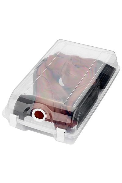 Hitfoni Transparent Men's Shoe Storage Box 12 Pieces Storage and Protection Box