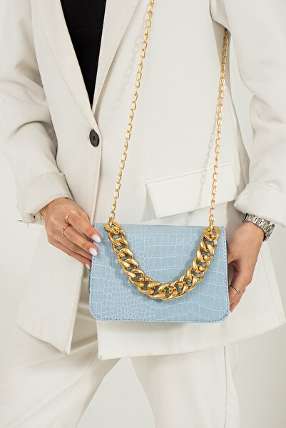 ESTUTE Γυναικεία τσάντα χειρός και ώμου με αγκράφα μπροστά