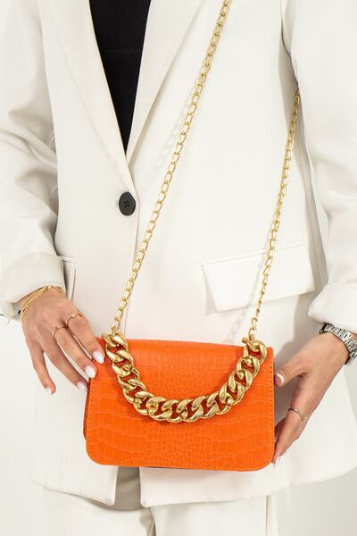 ESTUTE Γυναικεία τσάντα χειρός και ώμου με αγκράφα μπροστά