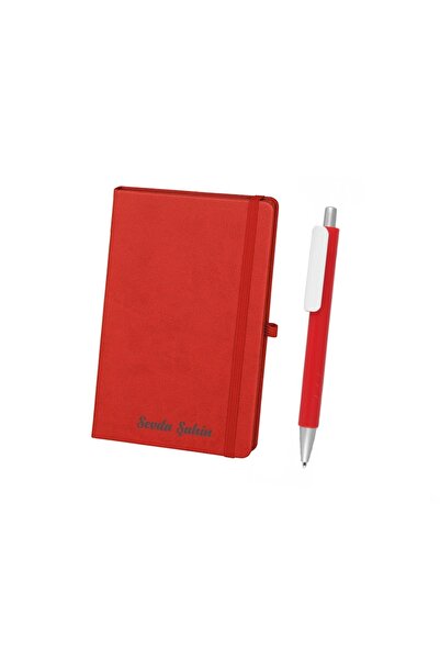 PİGADO Isme Kişiye Özel Termo Lastikli Mini Not Defteri Kalem Seti 9x14